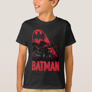 Camiseta Sinal de Bat Batman Crimson