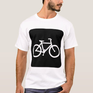 Camiseta Sinal de Bicicleta - Preto