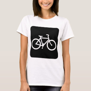 Camiseta Sinal de Bicicleta - Preto