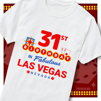 Camiseta Sinal de Boas-Vindas de Aniversário de 31 Anos em 