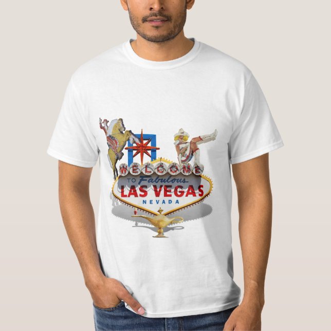 Camiseta Sinal de boas-vindas de Las Vegas (Frente)