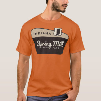 Camiseta Sinal de Boas-vindas de primavera Mill State Park 