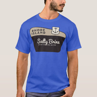 Camiseta Sinal de boas-vindas de Salty Brine State Beach Rh