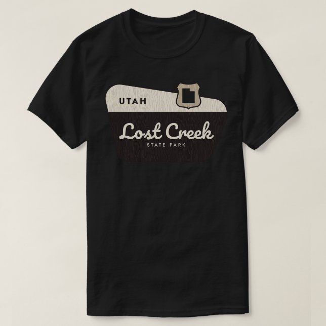 Camiseta Sinal de boas-vindas do Parque Estadual de Creek (Frente do Design)