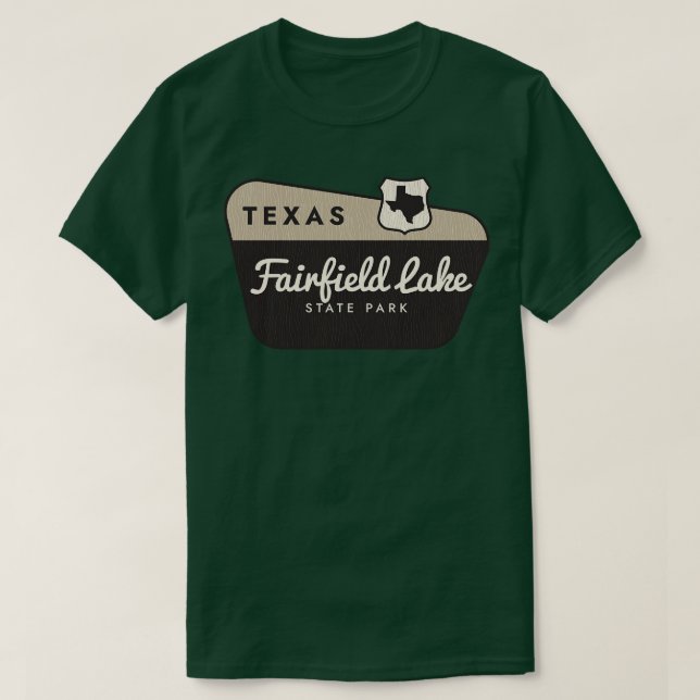 Camiseta Sinal de boas-vindas do Parque Estadual do Lago Fa (Frente do Design)