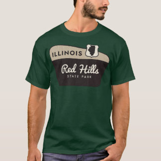 Camiseta Sinal de boas-vindas do Red Colinas State Park Ill