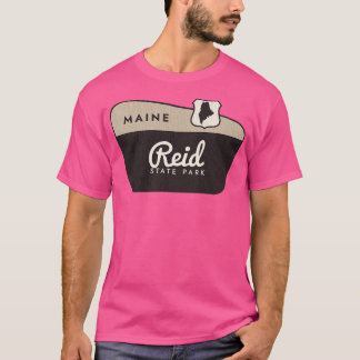 Camiseta Sinal de boas-vindas do Reid State Park Maine