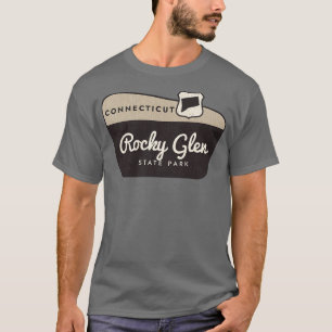 Camiseta Sinal de boas-vindas do Rocky Glen State Park Conn