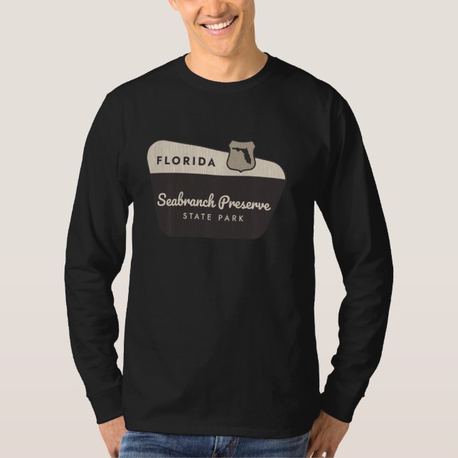 Camiseta Sinal de boas-vindas do Seabranch Preserve State P (Frente)