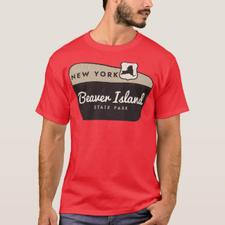 Camiseta Sinal de Boaver Island State Park Nova Iorque
