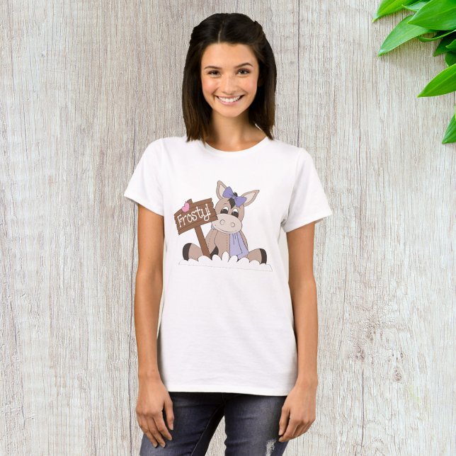 Camiseta Sinal de burro de inverno T-shirt congelado (Criador carregado)