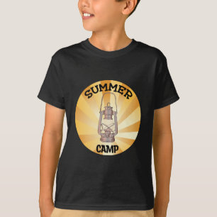 Camiseta Sinal de campo de verão e Crachá