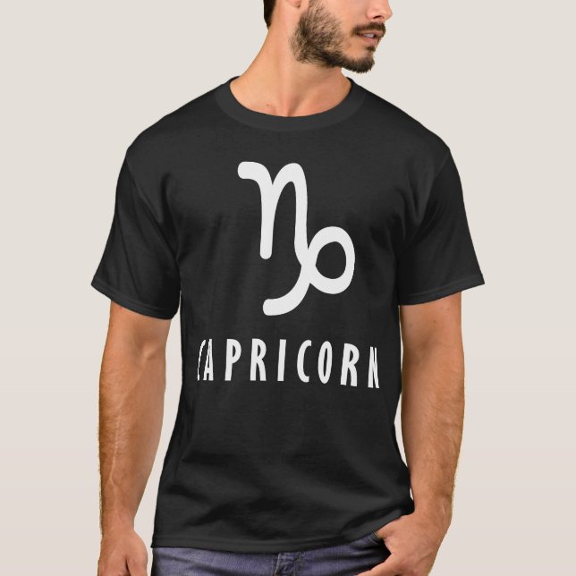 Camiseta Sinal de Capricórnio zodiac (Frente)