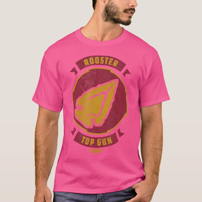 Camiseta Sinal de Chamada de Rooster de Arma Superior (Frente)