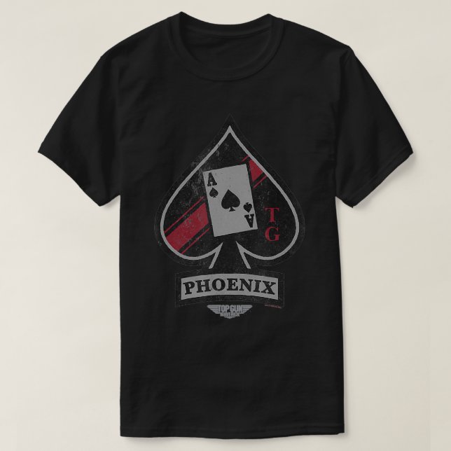 Camiseta Sinal de Chamada Gun Maverick Phoeni (Frente do Design)
