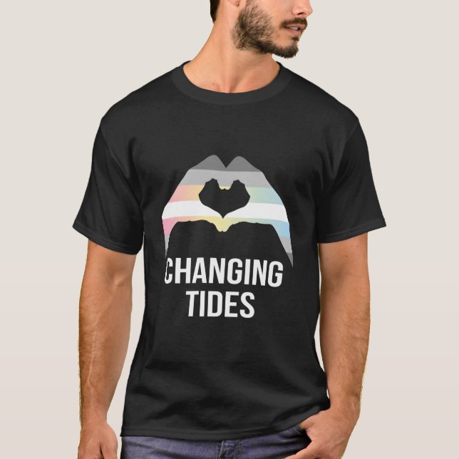 Camiseta Sinal de Citação de Amor Demifluid (Frente)