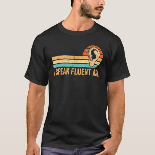 Camiseta Sinal de Consciência do Orgulho Surdo Linguagem Eu