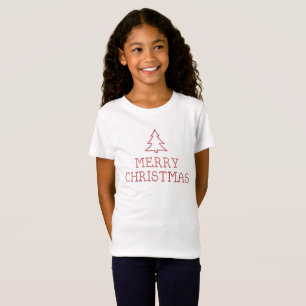Camiseta Sinal de cruz de Natal feliz