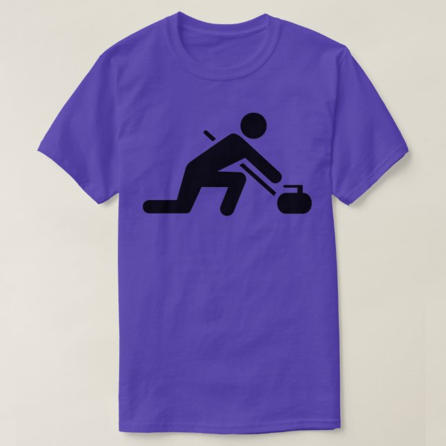 Camiseta Sinal de Curling (Frente do Design)