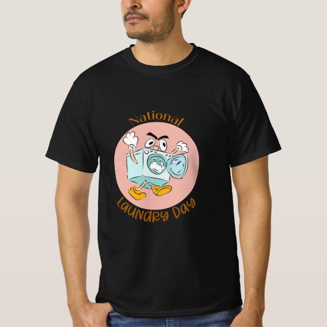 Camiseta Sinal de Dia da Lavagem Nacional (Frente)