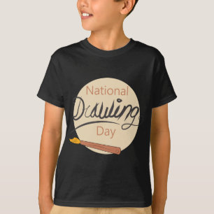 Camiseta Sinal de Dia de Desenho Nacional
