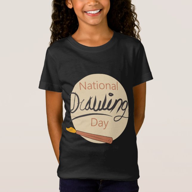 Camiseta Sinal de Dia de Desenho Nacional (Frente)