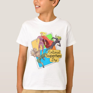 Camiseta Sinal de Dia de Super Herói Nacional