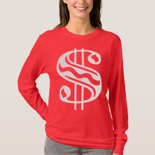 Camiseta Sinal de Dólar - Branco