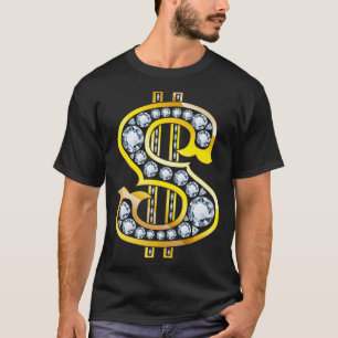 Camiseta Sinal de Dólar Legal Mais Oferta Engraçada em Dinh