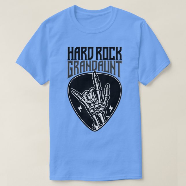 Camiseta Sinal de duro Rock Avô Rock On-Hand1 (Frente do Design)