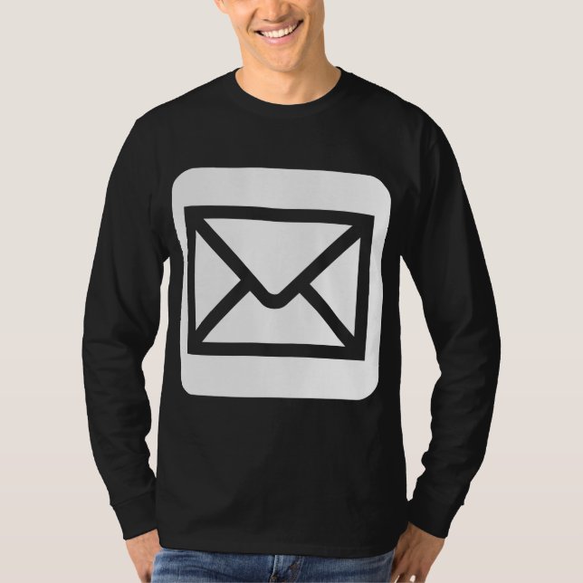Camiseta Sinal de Envelope - Branco (Frente)