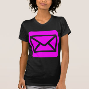 Camiseta Sinal de Envelope - Magenta