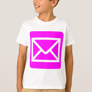 Camiseta Sinal de envelope - Magenta