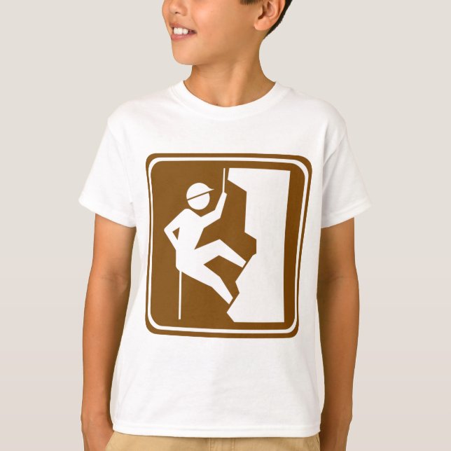 Camiseta Sinal de Escala Rochosa (Frente)