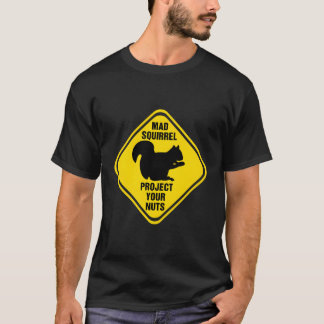 Camiseta Sinal de Esquilo Esquilo Protege o Quadrado dos Lo