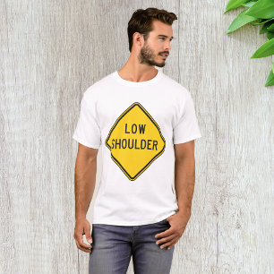Camiseta Sinal de Estrada com Ombro Baixo