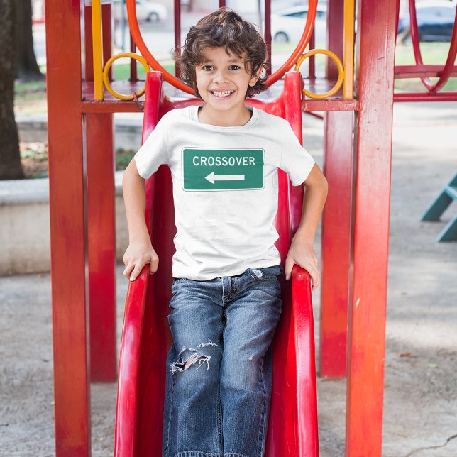 Camiseta Sinal de Estrada Cruzada (Criador carregado)