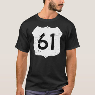 Camiseta Sinal de estrada da rota 61