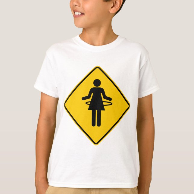 Camiseta Sinal de Estrada da Zona Hula Hoop (Frente)