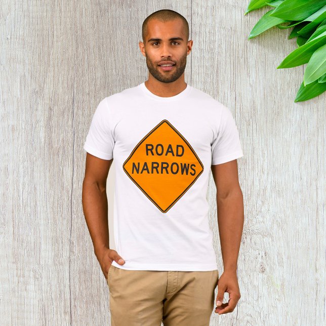 Camiseta Sinal de Estrada estreita mama T-Shirt (Criador carregado)