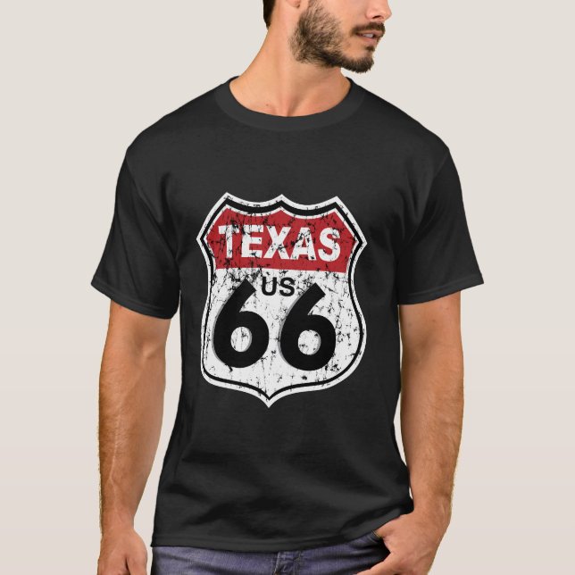 Camiseta Sinal de estrada histórico da estrada (Frente)