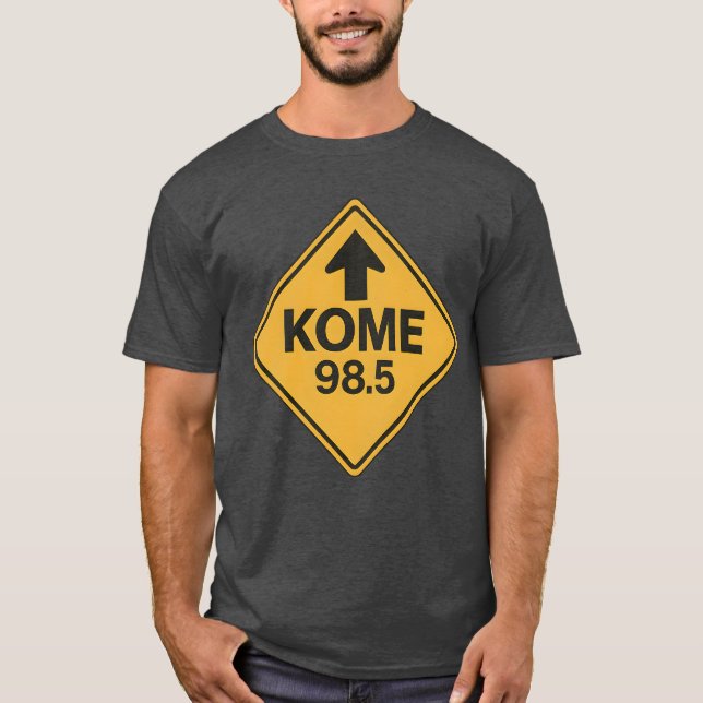 Camiseta Sinal de estrada KOME 98.5 FM - T-Shirt - Diam Ama (Frente)