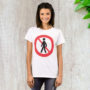 Camiseta Sinal de Estrada sem Pedestres