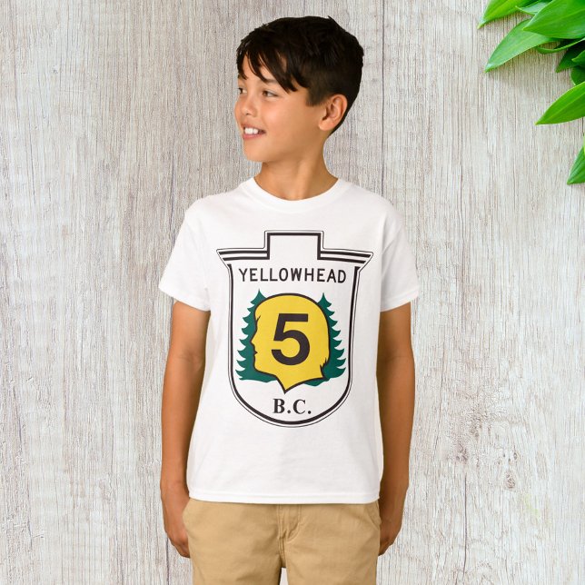 Camiseta Sinal de Estrada Yellowhead (Criador carregado)