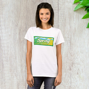 Camiseta Sinal de Faixa de Primavera
