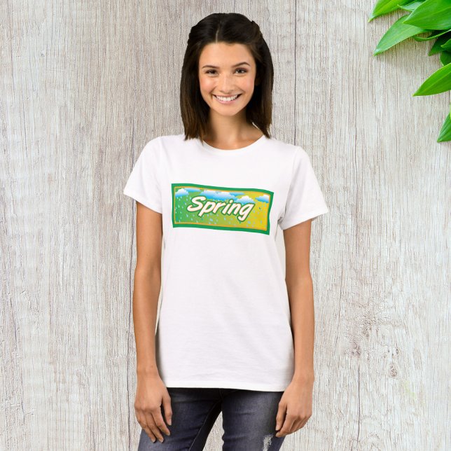 Camiseta Sinal de Faixa de Primavera (Criador carregado)