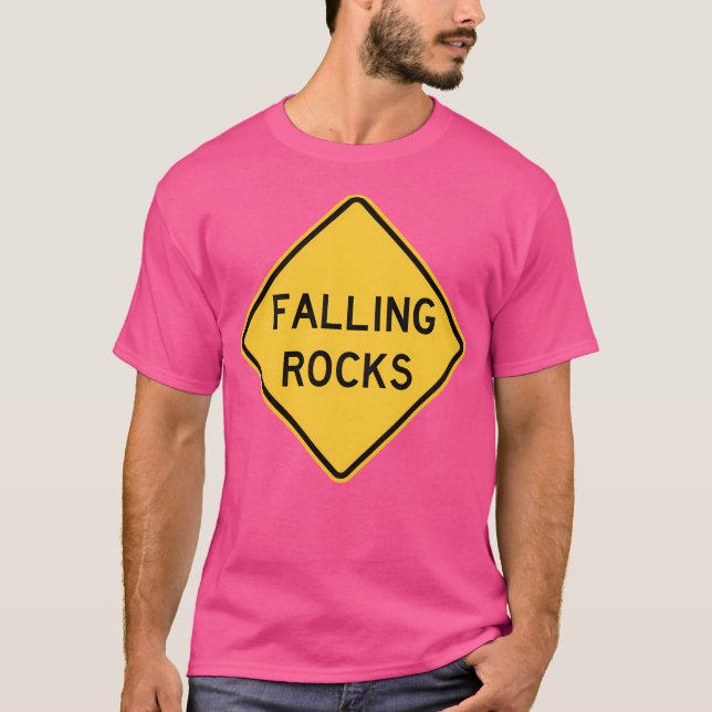 Camiseta Sinal de Falling Rocks Road (Frente)