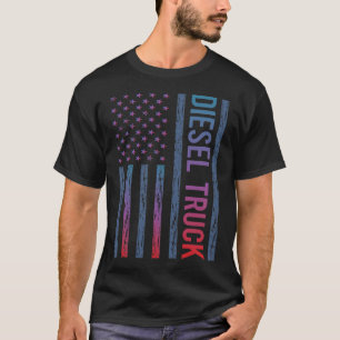 Camiseta Sinal de Gradiente Caminhões a Diesel Caminhão