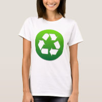 Sinal de grande Reciclagem verde