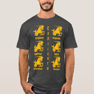 Camiseta Sinal de horóscopo de Capricórnio